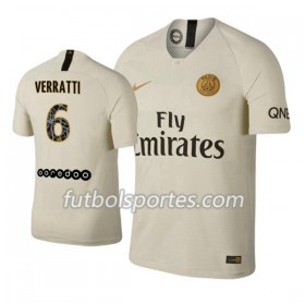 Camisetas Paris Saint Germain Verratti 6 Segunda Equipacion 2018/2019